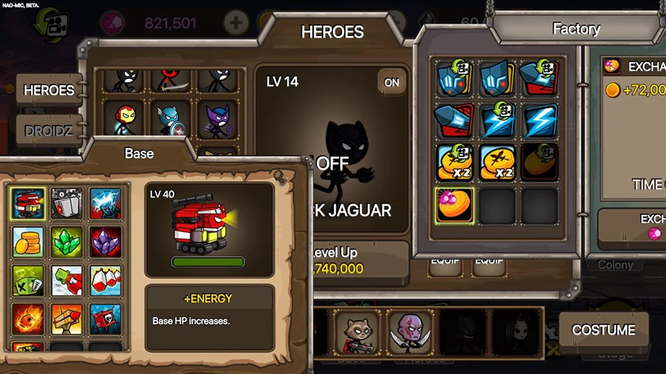 HERO WARS SuperStickmanDefense screenshot