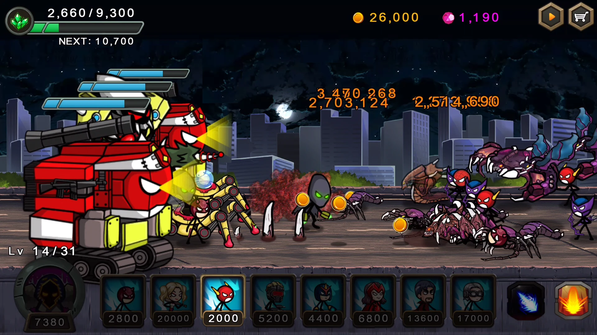 HERO WARS SuperStickmanDefense screenshot