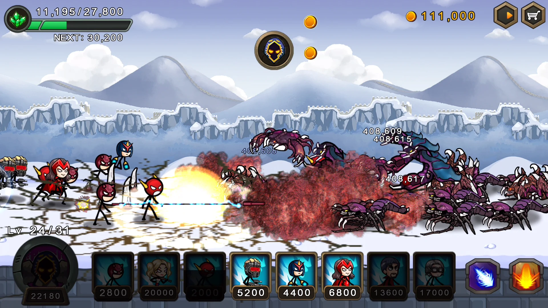 HERO WARS SuperStickmanDefense screenshot